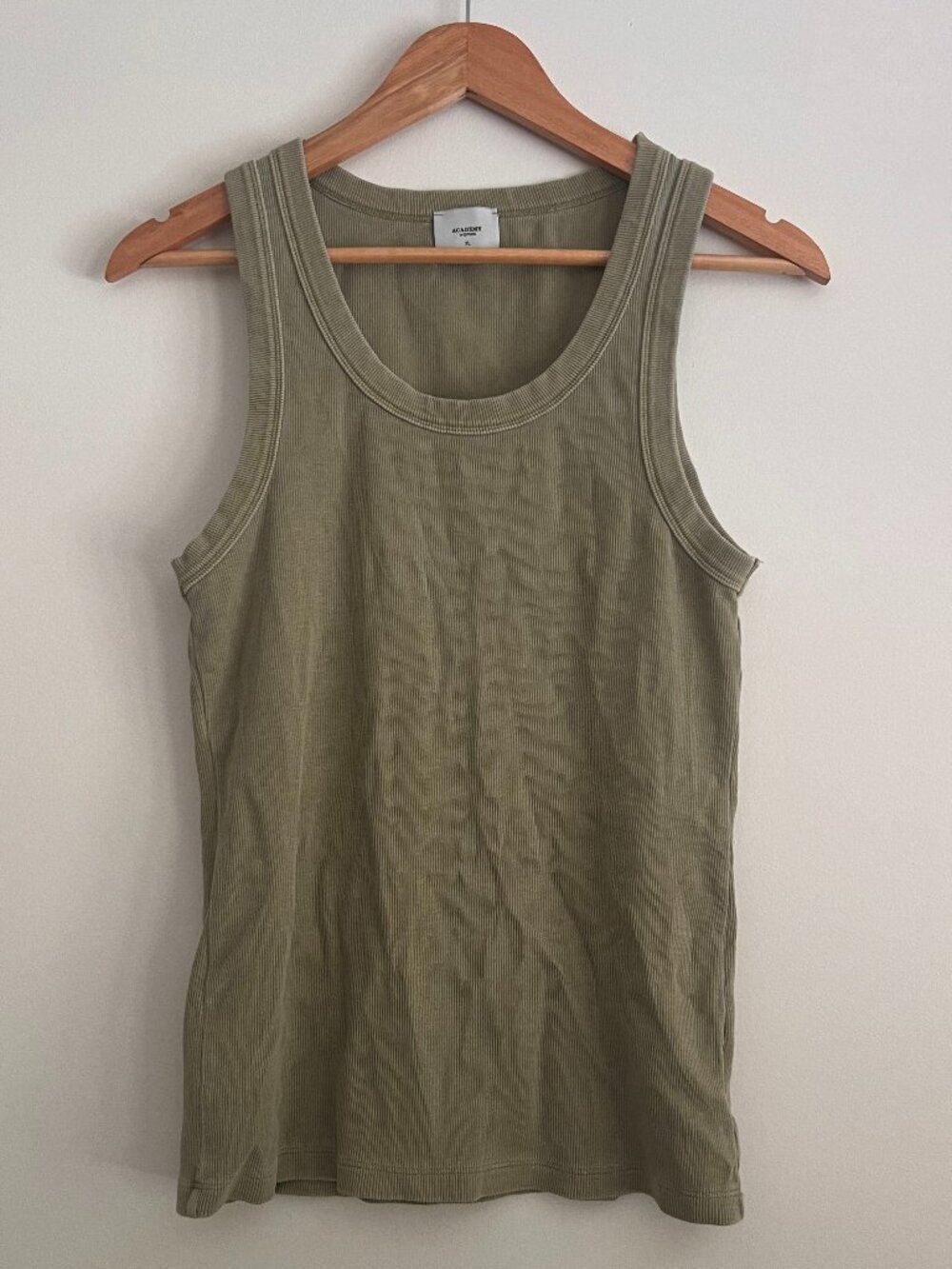 Sage Green Ribbed Tank